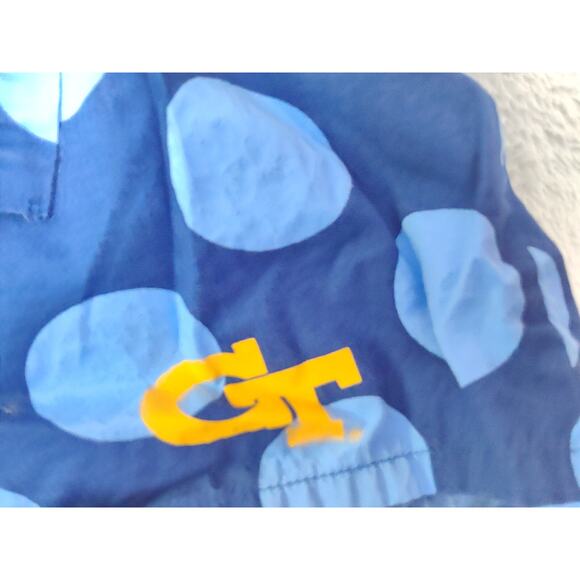 Georgia Tech Shorts Womens Size Medium Blue Lounge Shorts Draw String - Picture 5 of 10